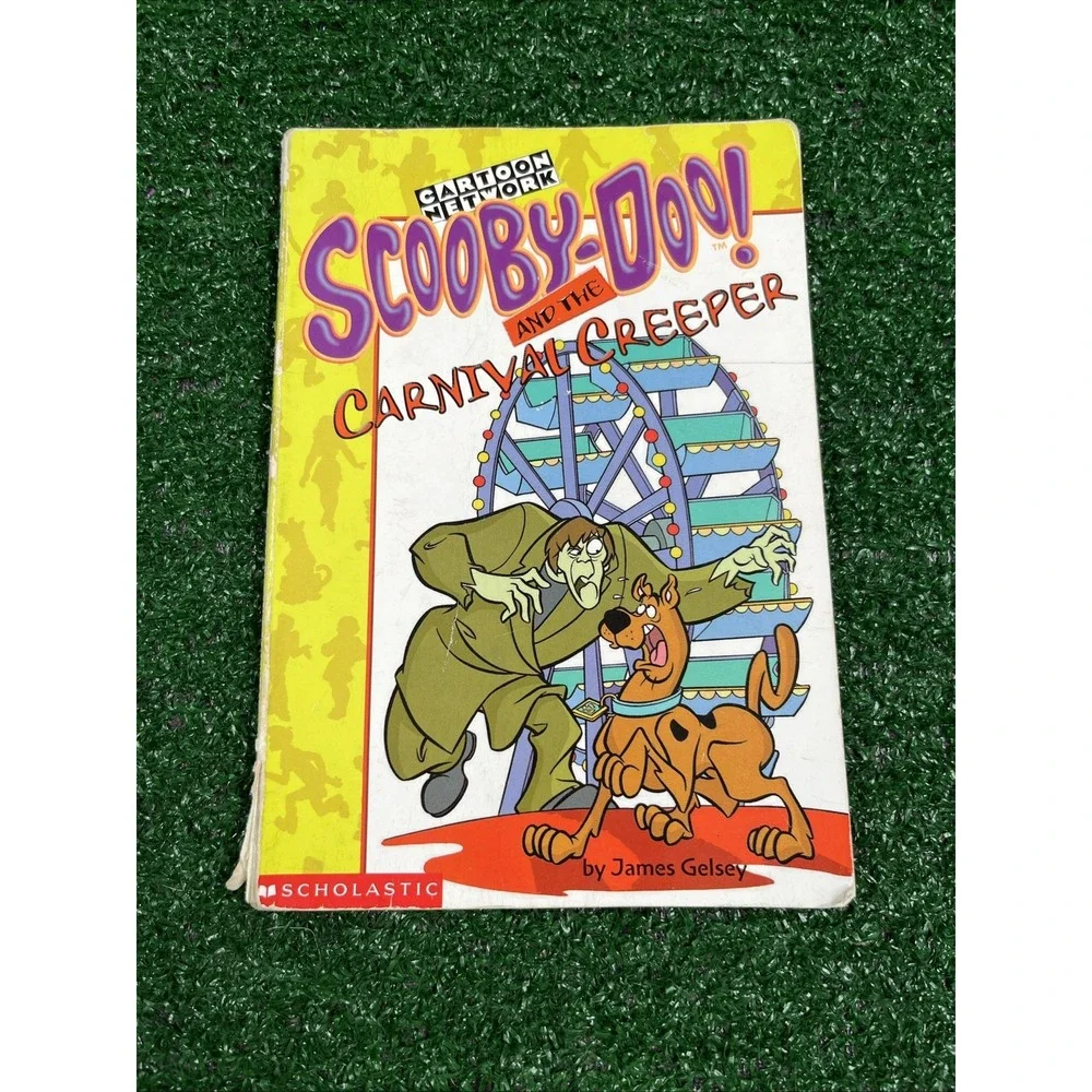 Vtg Scooby Doo Lot Of 4 Books Carnival Creeper Phony Fortune Teller Creepy‎ Chef